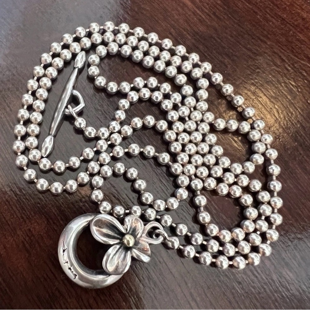ann king sterling silver chain necklace 24 inches